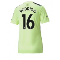 Manchester City Rodri Hernandez #16 Fotballklær Tredjedrakt Dame 2022-23 Kortermet